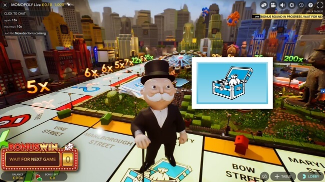 Monopoly Live Betting Bonus